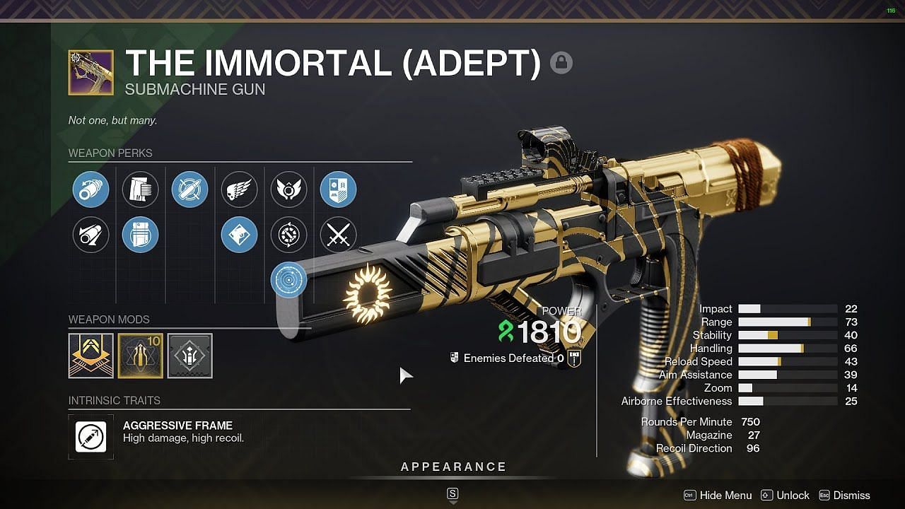 The Immortal Adept (Image via Destiny 2)